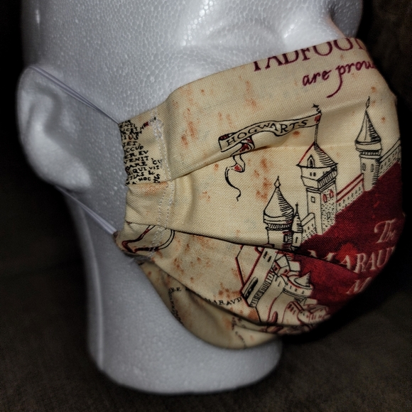 Harry Potter Marauders Map Face Mask - Picture 2 of 4